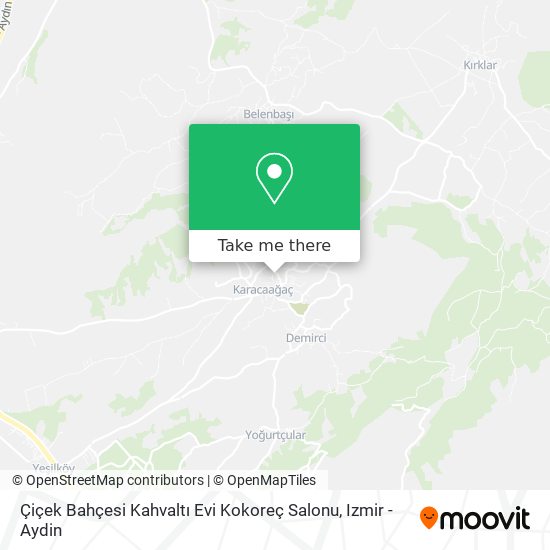 Çiçek Bahçesi Kahvaltı Evi Kokoreç Salonu map