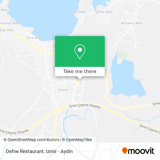 Defne Restaurant map