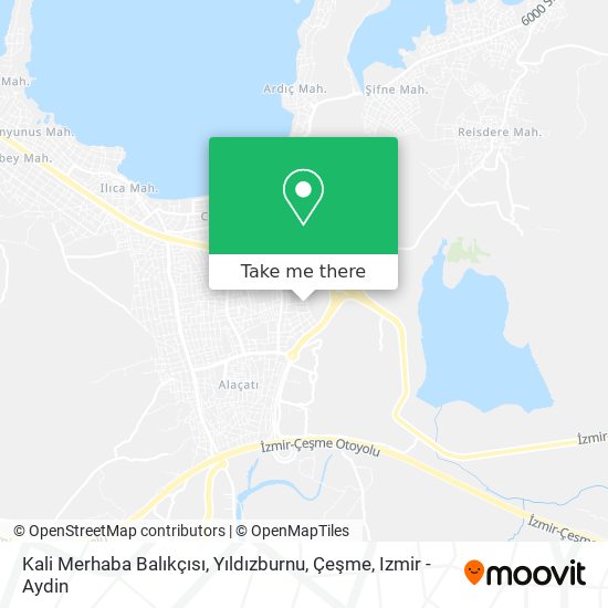 Kali Merhaba Balıkçısı, Yıldızburnu, Çeşme map