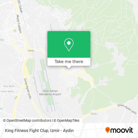 King Fitness Fight Clup map