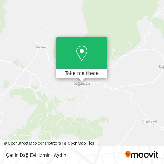 Çet'in Dağ Evi map