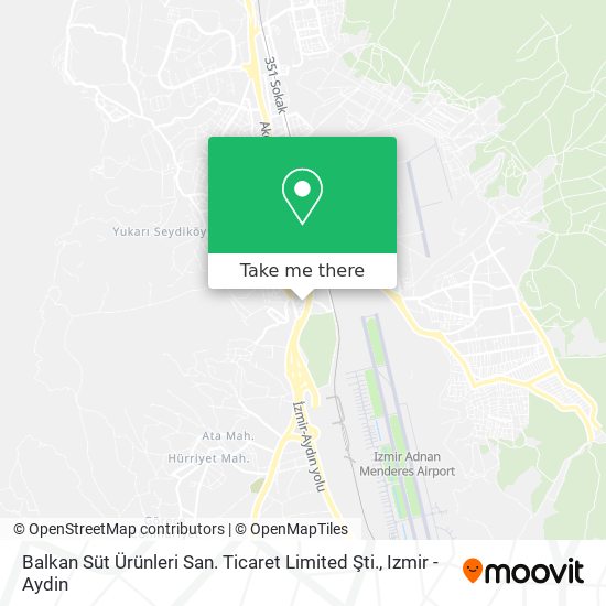 Balkan Süt Ürünleri San. Ticaret Limited Şti. map