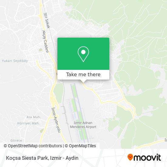 Koçsa Siesta Park map