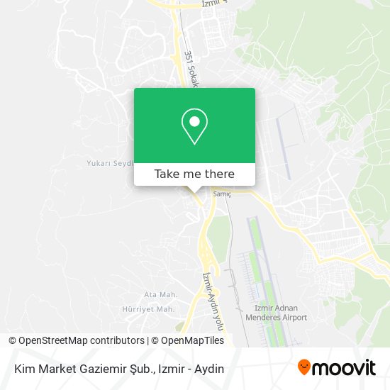 Kim Market Gaziemir Şub. map