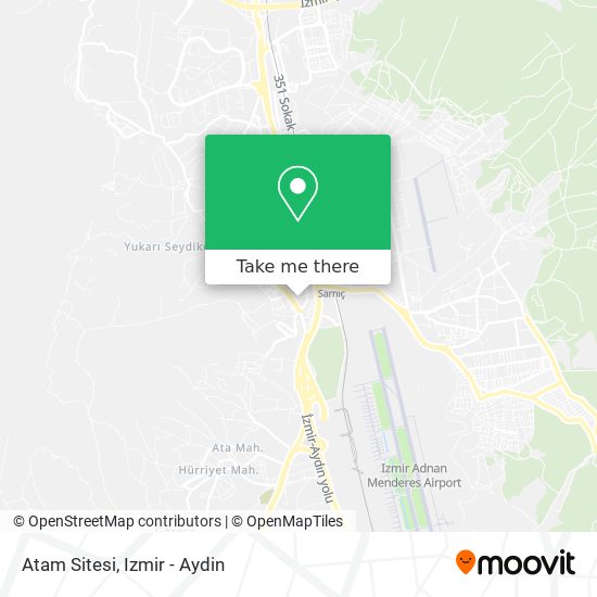 Atam Sitesi map