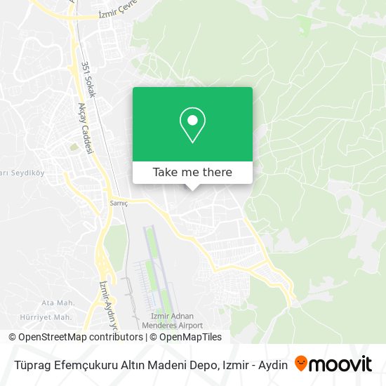 Tüprag Efemçukuru Altın Madeni Depo map