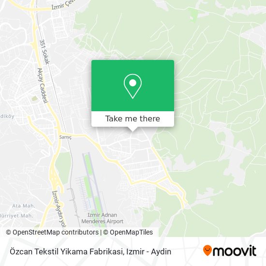 Özcan Tekstil Yikama Fabrikasi map
