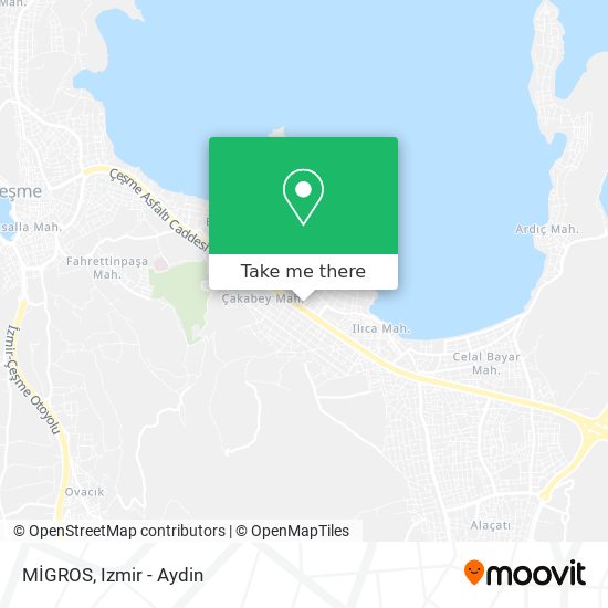 MİGROS map