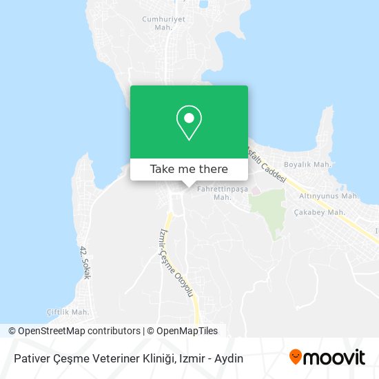 Pativer Çeşme Veteriner Kliniği map