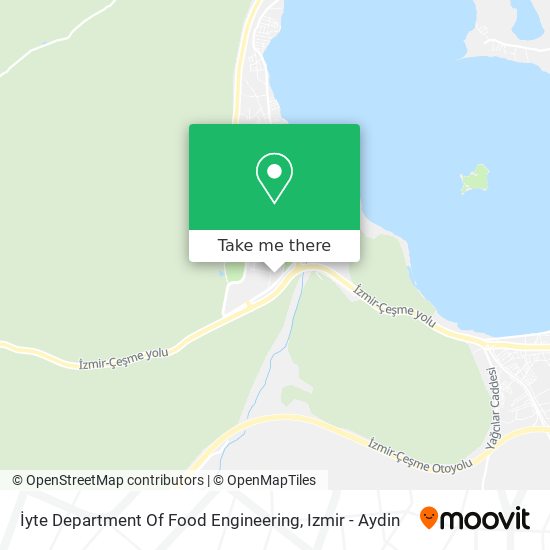 İyte Department Of Food Engineering map