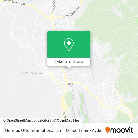 Hermes Otto International Izmir Office map