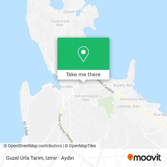 Guzel Urla Tarim map