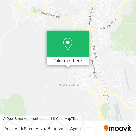 Yeşil Vadi Sitesi Havuz Başı map