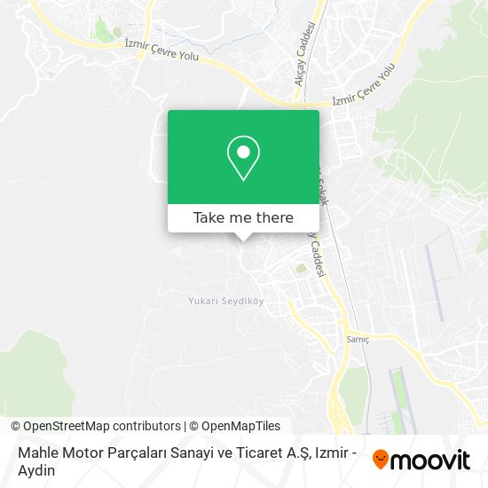 Mahle Motor Parçaları Sanayi ve Ticaret A.Ş map