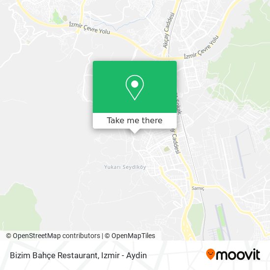 Bizim Bahçe Restaurant map