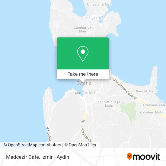 Medcezir Cafe map