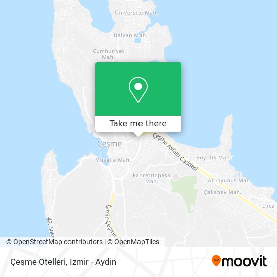 Çeşme Otelleri map