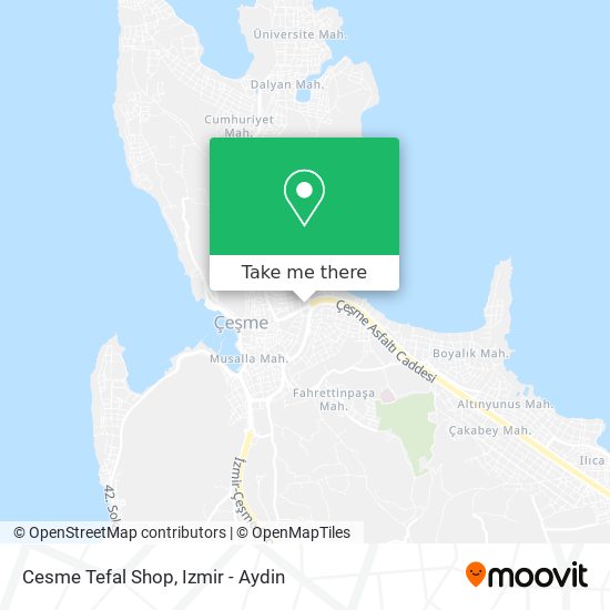 Cesme Tefal Shop map