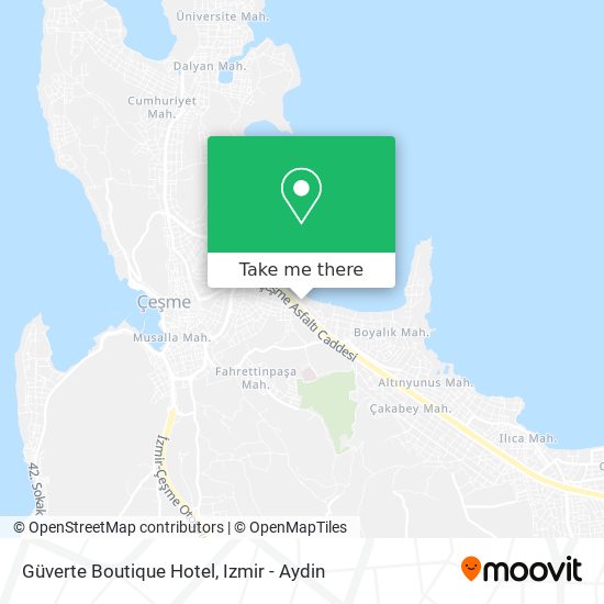 Güverte Boutique Hotel map