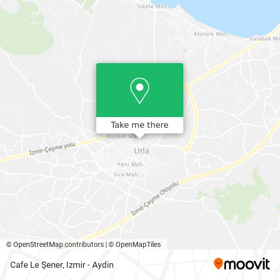 Cafe Le Şener map