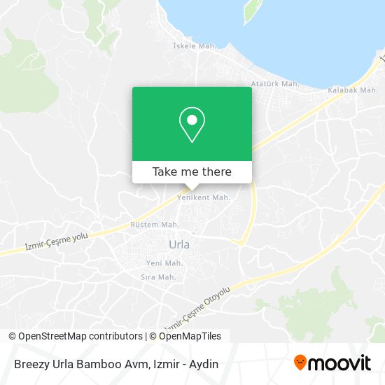 Breezy Urla Bamboo Avm map