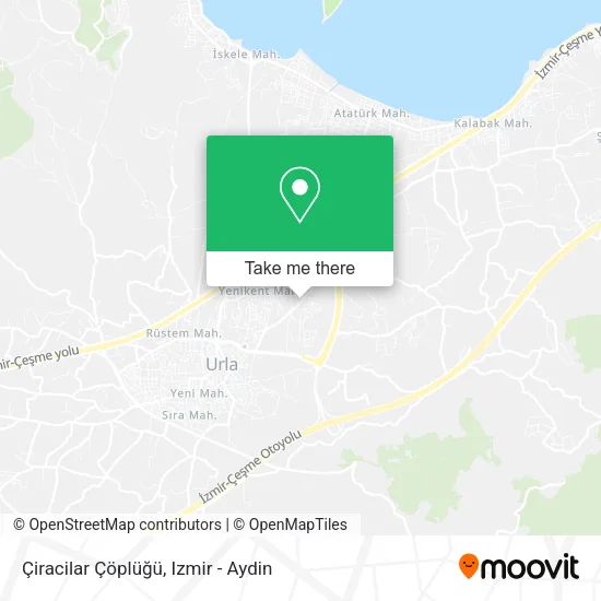 Çiracilar Çöplüğü map