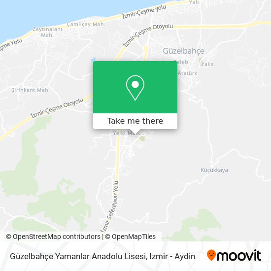 Güzelbahçe Yamanlar Anadolu Lisesi map