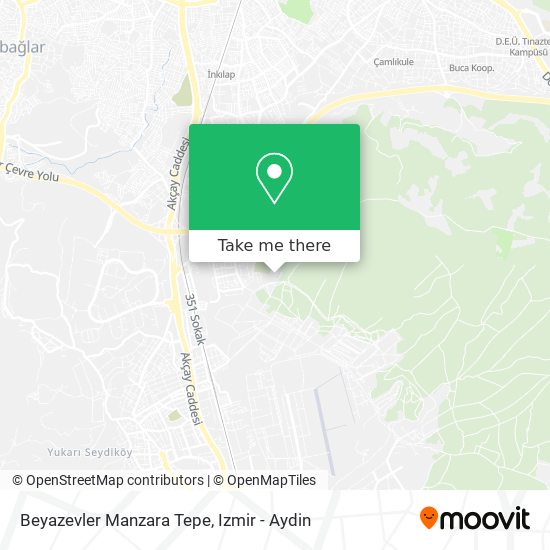 Beyazevler Manzara Tepe map