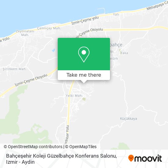 Bahçeşehir Koleji Güzelbahçe Konferans Salonu map