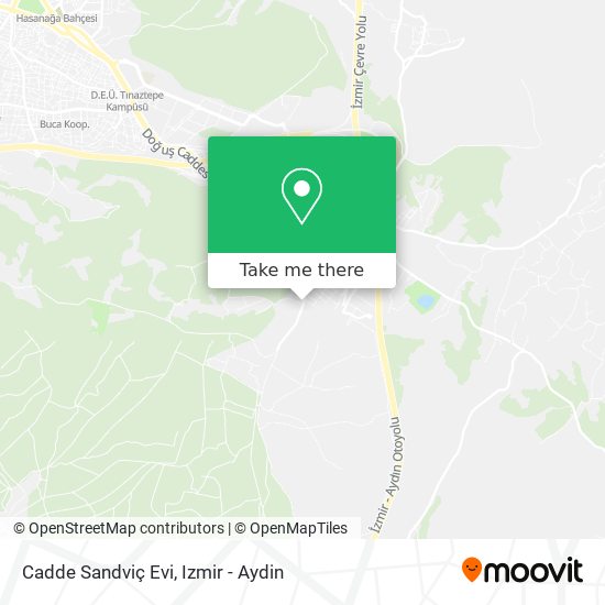 Cadde Sandviç Evi map