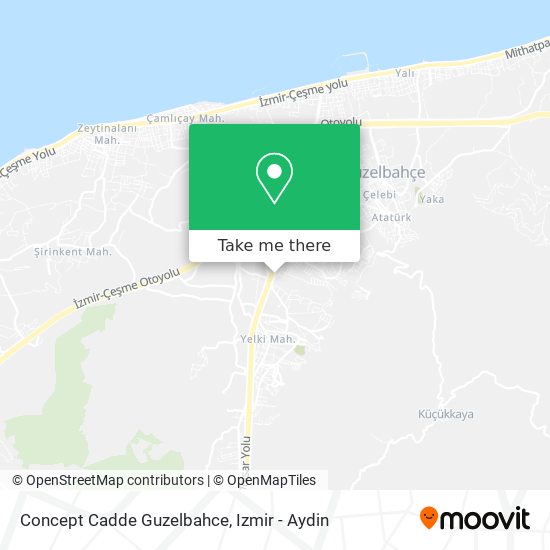 Concept Cadde Guzelbahce map