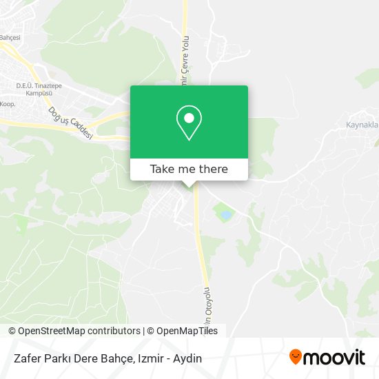 Zafer Parkı Dere Bahçe map