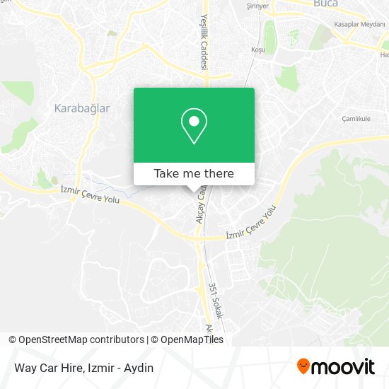 Way Car Hire map