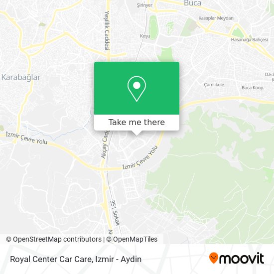 Royal Center Car Care map