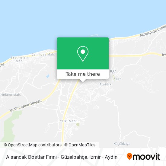 Alsancak Dostlar Fırını - Güzelbahçe map