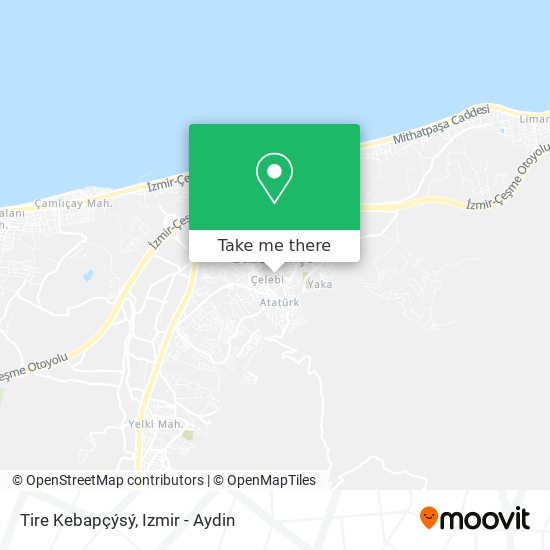 Tire Kebapçýsý map