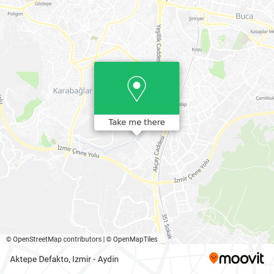 Aktepe Defakto map