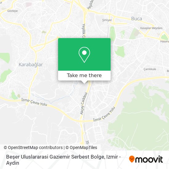 Beşer Uluslararasi Gaziemir Serbest Bolge map