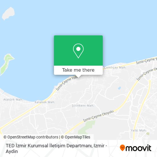 TED İzmir Kurumsal İletişim Departmanı map