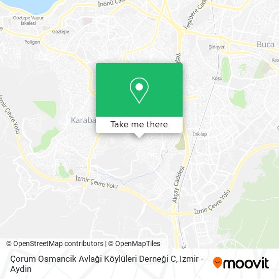 Çorum Osmancik Avlaği Köylüleri Derneği C map