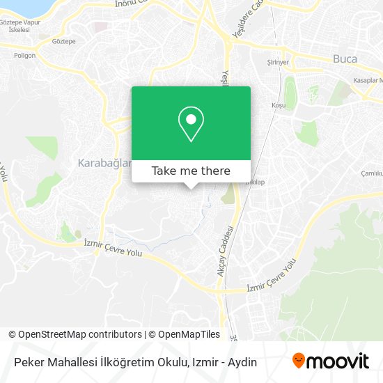 Peker Mahallesi İlköğretim Okulu map