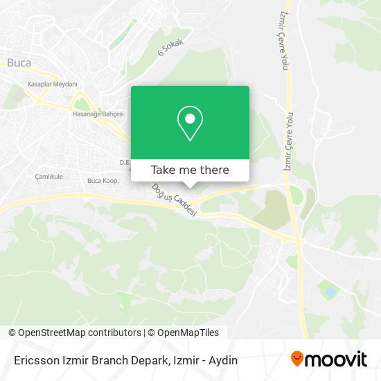 Ericsson Izmir Branch Depark map