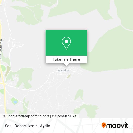 Sakli Bahce map
