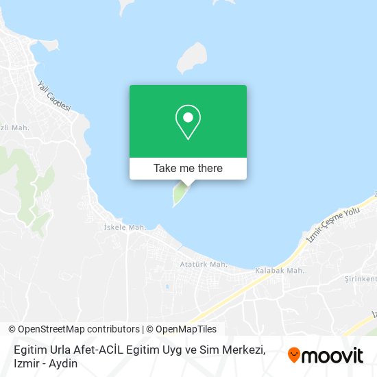 Egitim Urla Afet-ACİL Egitim Uyg ve Sim Merkezi map