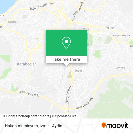 Hakon Alüminyum map