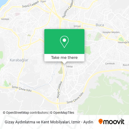 Gizay Aydınlatma ve Kent Mobilyalari map