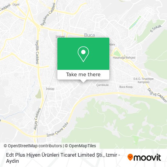 Edt Plus Hijyen Ürünleri Ticaret Limited Şti. map