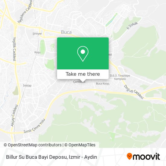 Billur Su Buca Bayi Deposu map