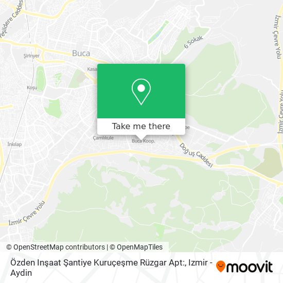 Özden Inşaat Şantiye Kuruçeşme Rüzgar Apt: map