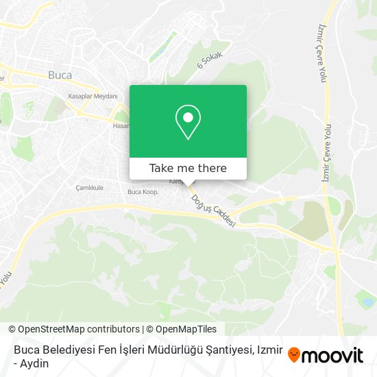 Buca Belediyesi Fen İşleri Müdürlüğü Şantiyesi map